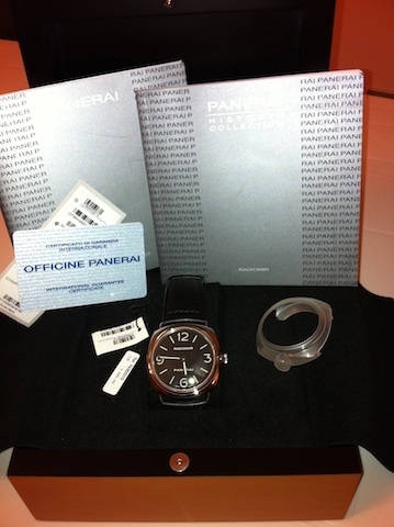 Panerai watch listing
