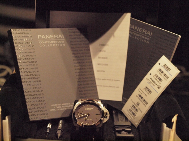 Panerai watch listing