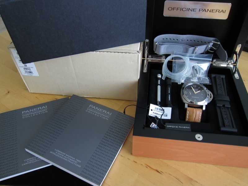 Panerai watch listing