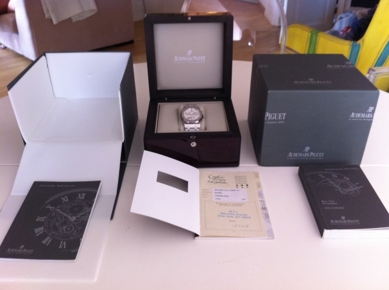 Audemars Piguet watch listing