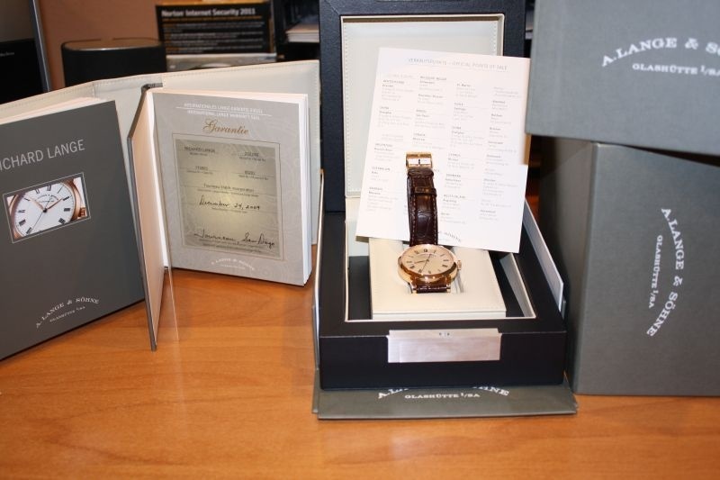 A. Lange and Söhne watch listing