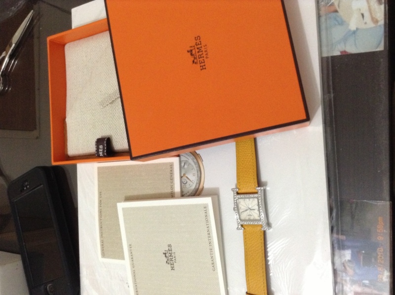 Hermes watch listing