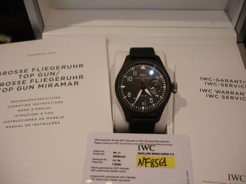 IWC watch listing