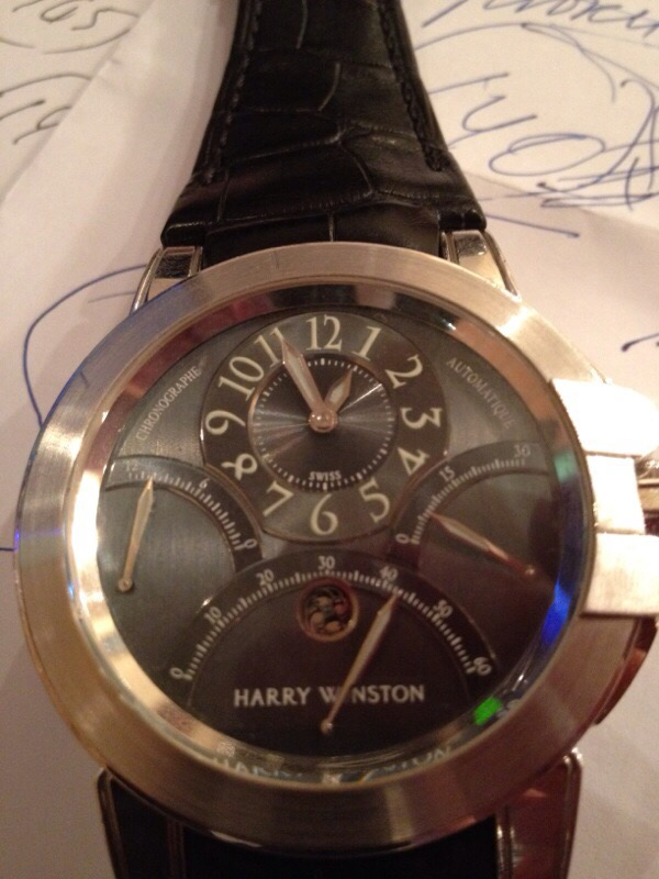 Harry Winston watch listing