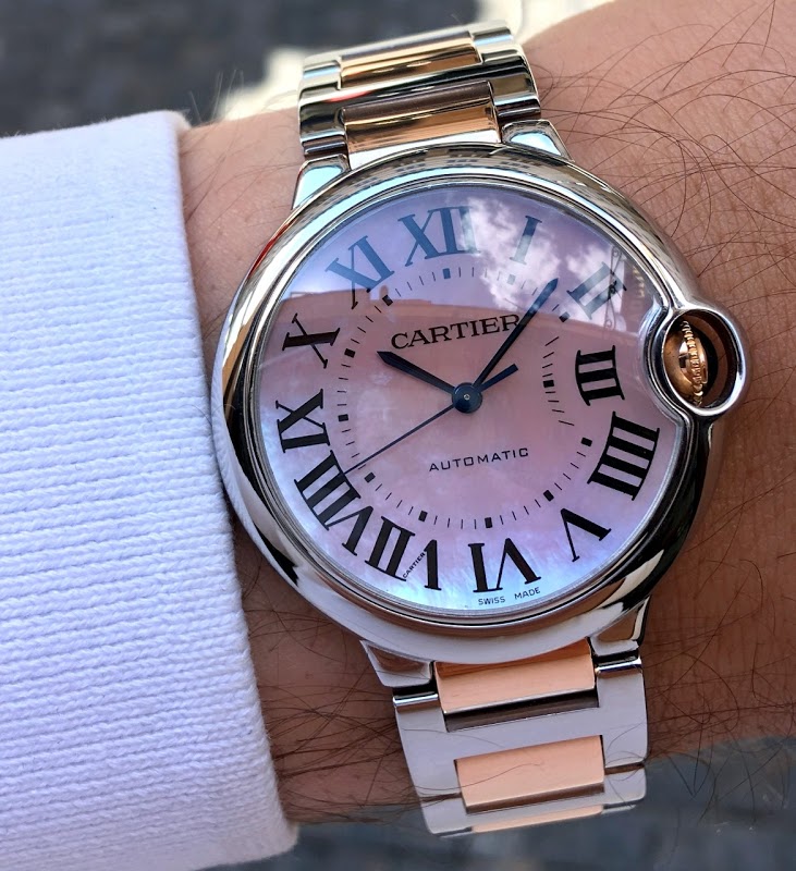 Cartier watch listing