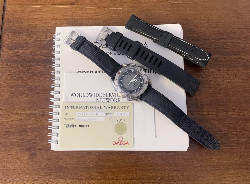 Omega watch listing