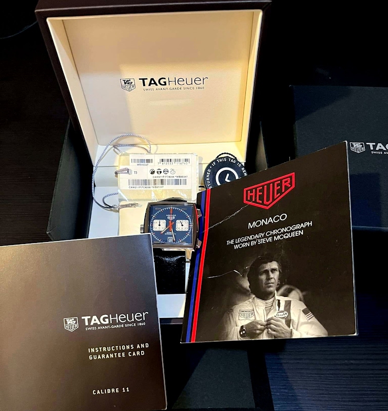 Tag Heuer watch listing