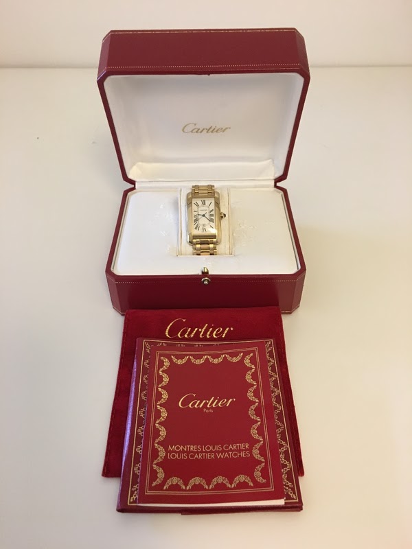 Cartier watch listing