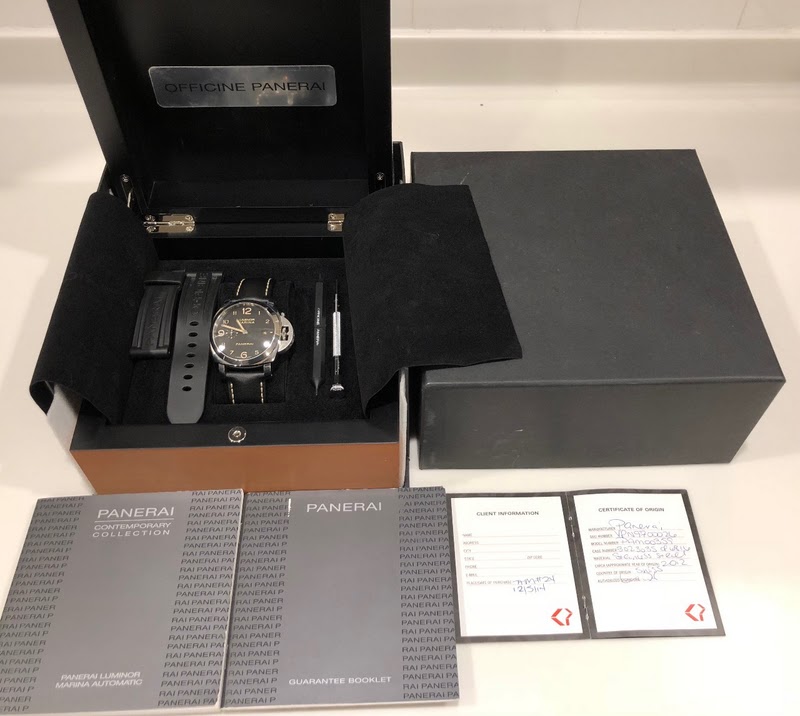 Panerai watch listing