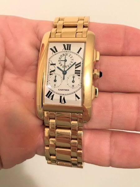 Cartier watch listing