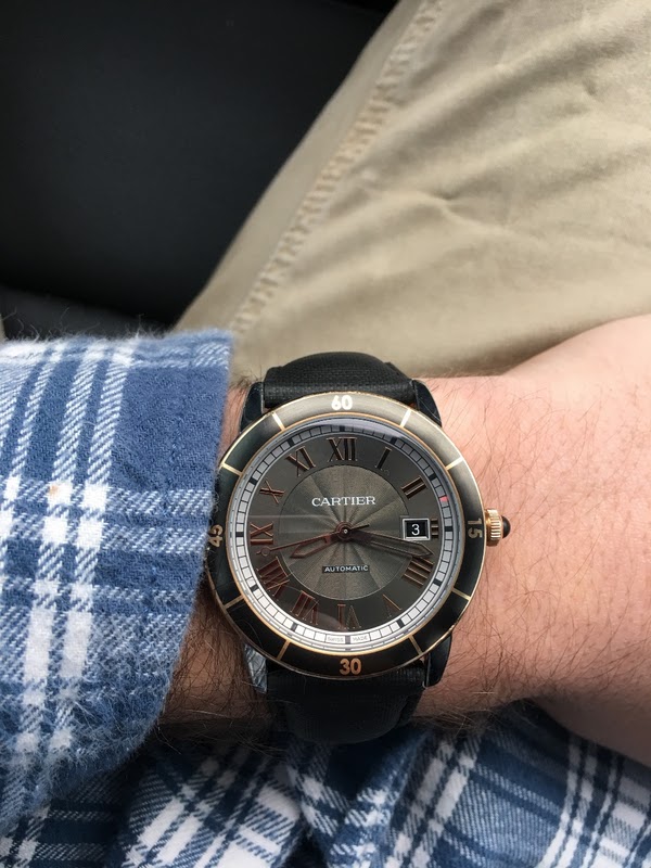 Cartier watch listing