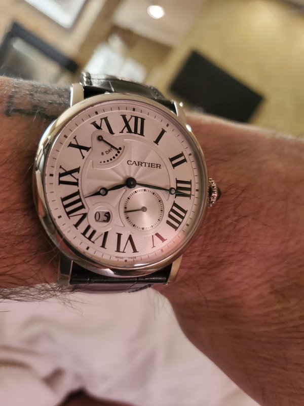 Cartier watch listing