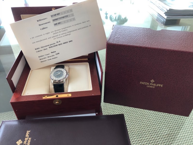 Patek Philippe watch listing