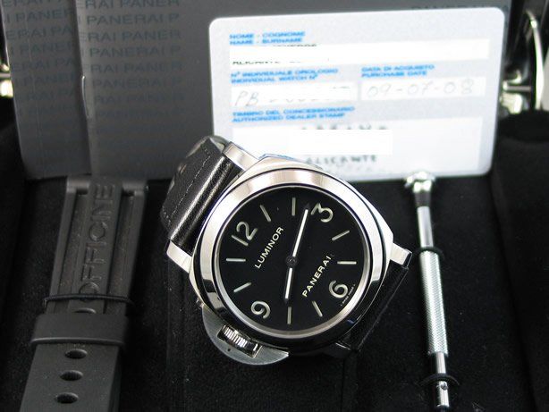 Panerai watch listing