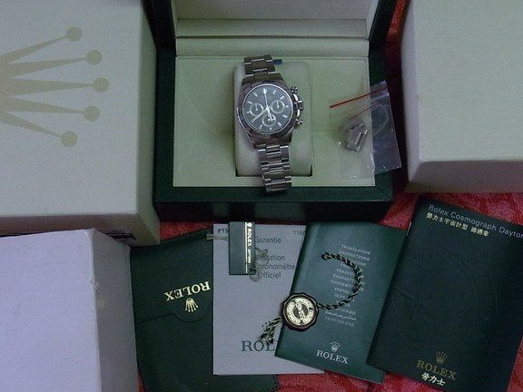 Rolex watch listing
