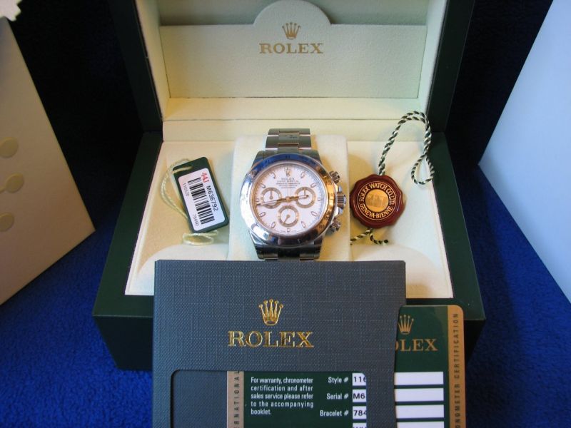 Rolex watch listing