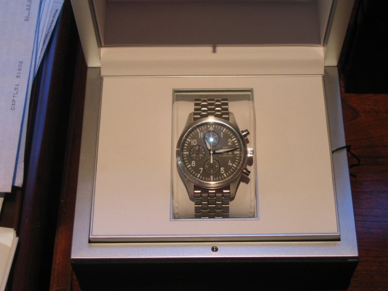 IWC watch listing