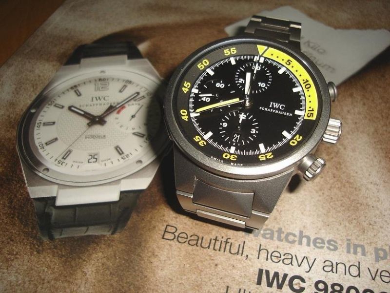 IWC watch listing