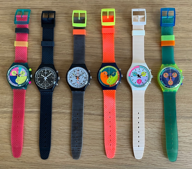 Swatch watch listing