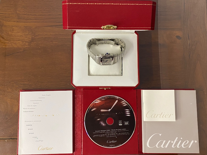 Cartier watch listing