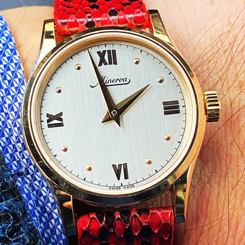 Minerva watch listing