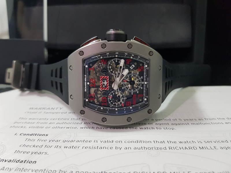 Richard Mille watch listing