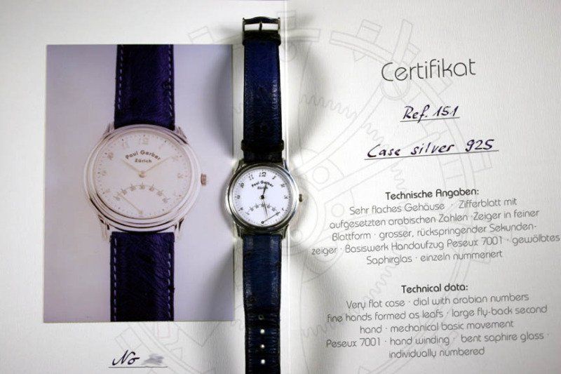 Paul Gerber watch listing