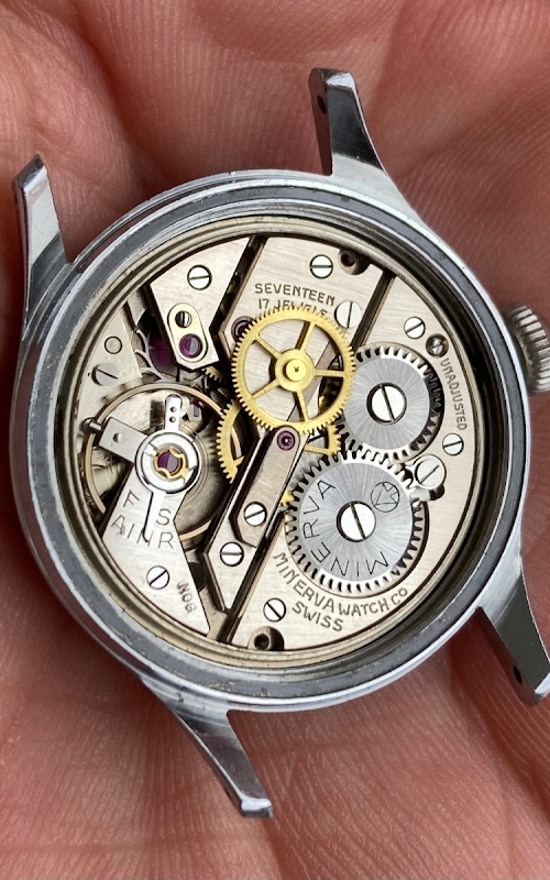 Minerva watch listing