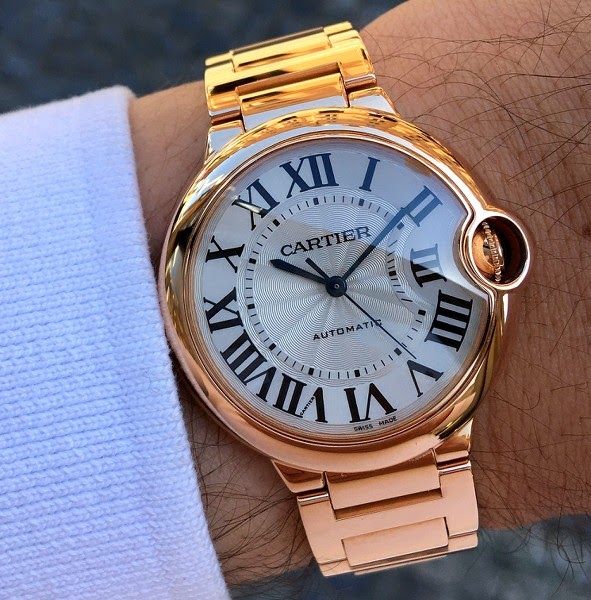 Cartier watch listing