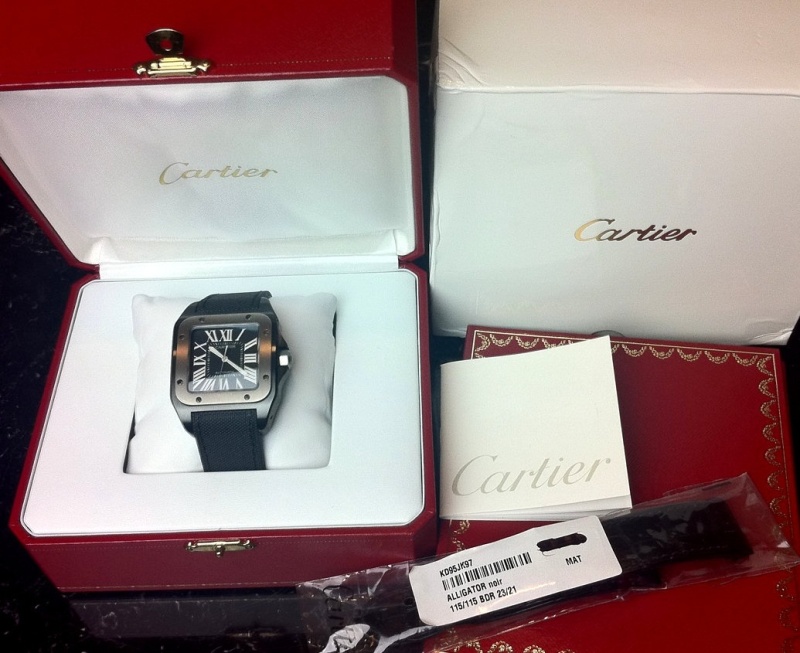 Cartier watch listing