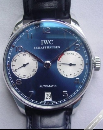 IWC watch listing