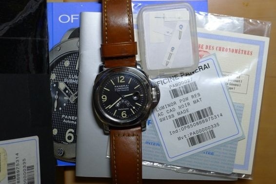 Panerai watch listing