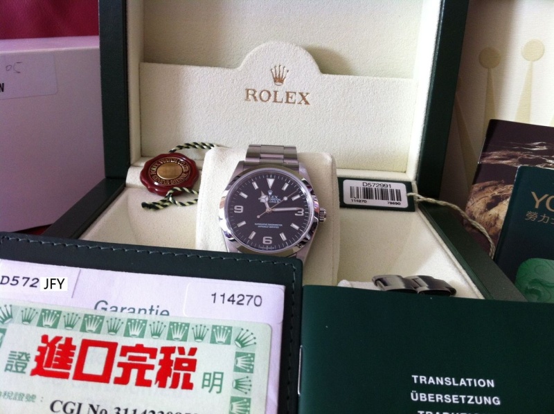 Rolex watch listing