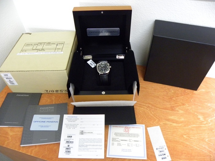 Panerai watch listing