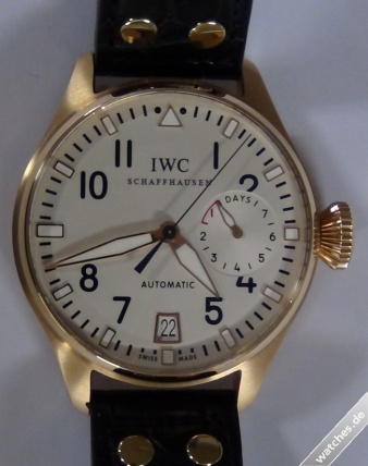 IWC watch listing