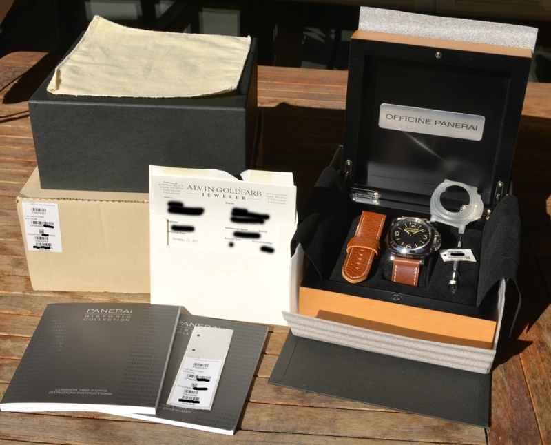 Panerai watch listing