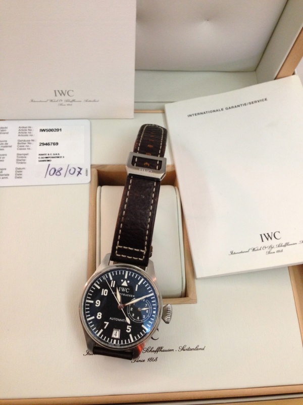 IWC watch listing