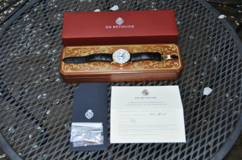 De Bethune watch listing