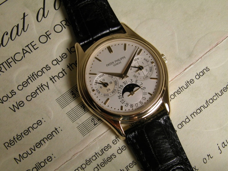 Patek Philippe watch listing