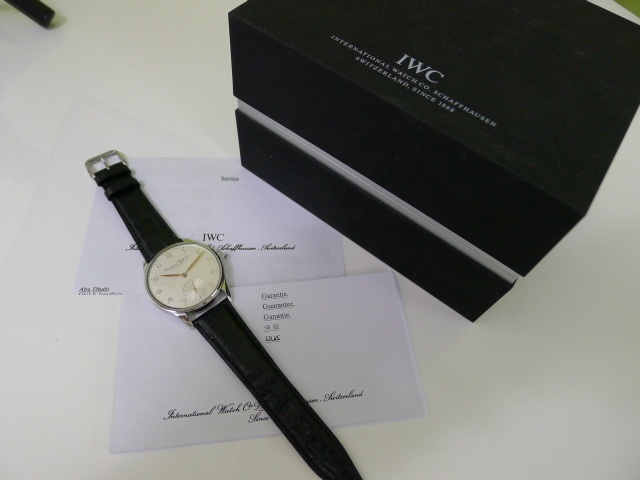 IWC watch listing