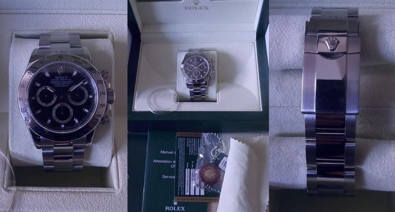 Rolex watch listing