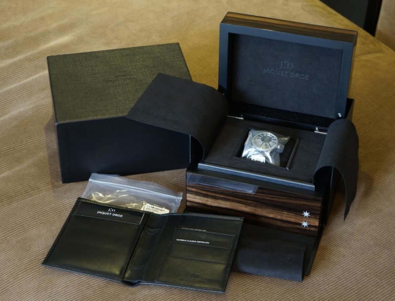 Jaquet Droz watch listing
