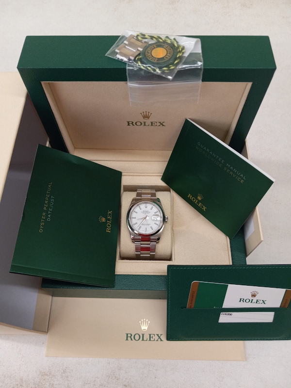 Rolex watch listing