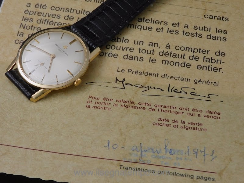 Vacheron Constantin watch listing