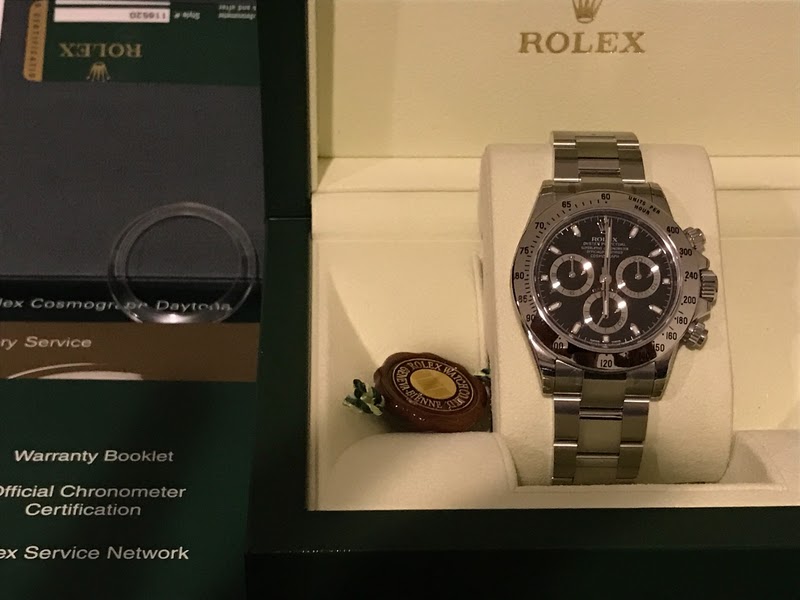 Rolex watch listing