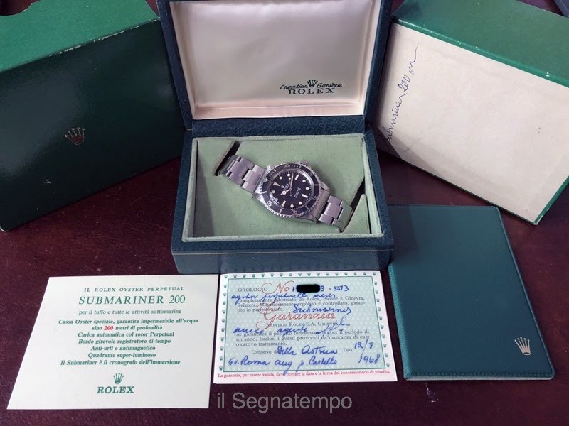 Rolex watch listing