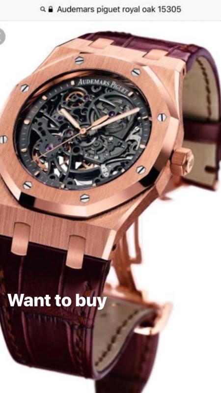 Audemars Piguet watch listing