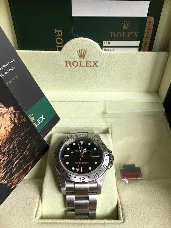 Rolex watch listing