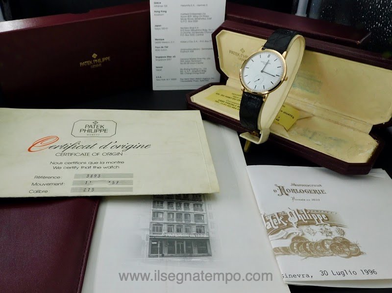 Patek Philippe watch listing