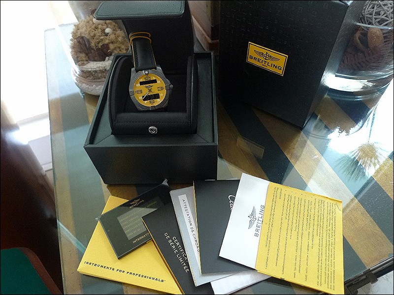 Breitling watch listing